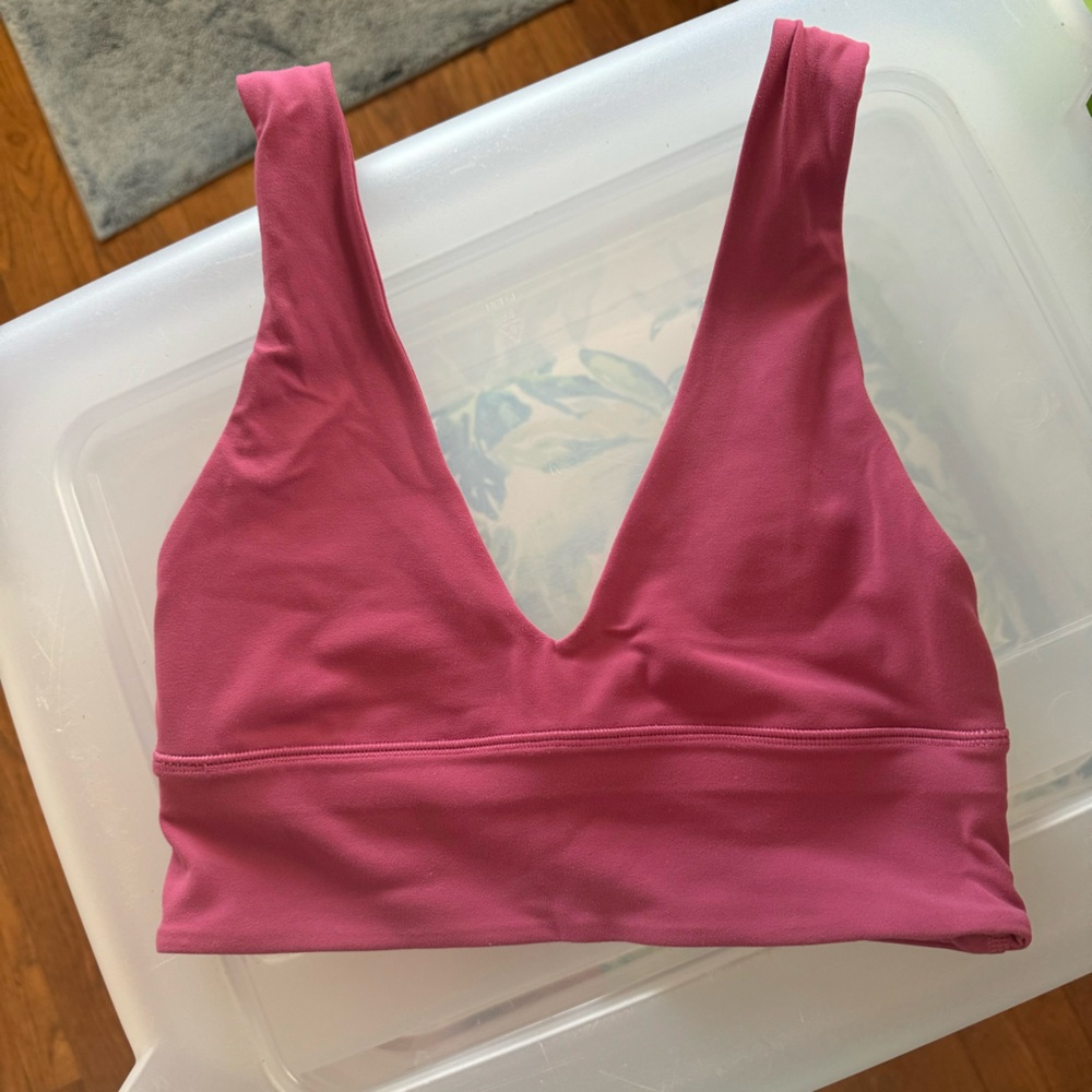 Lululemon Magenta Align V-Neck Sports Bra 4